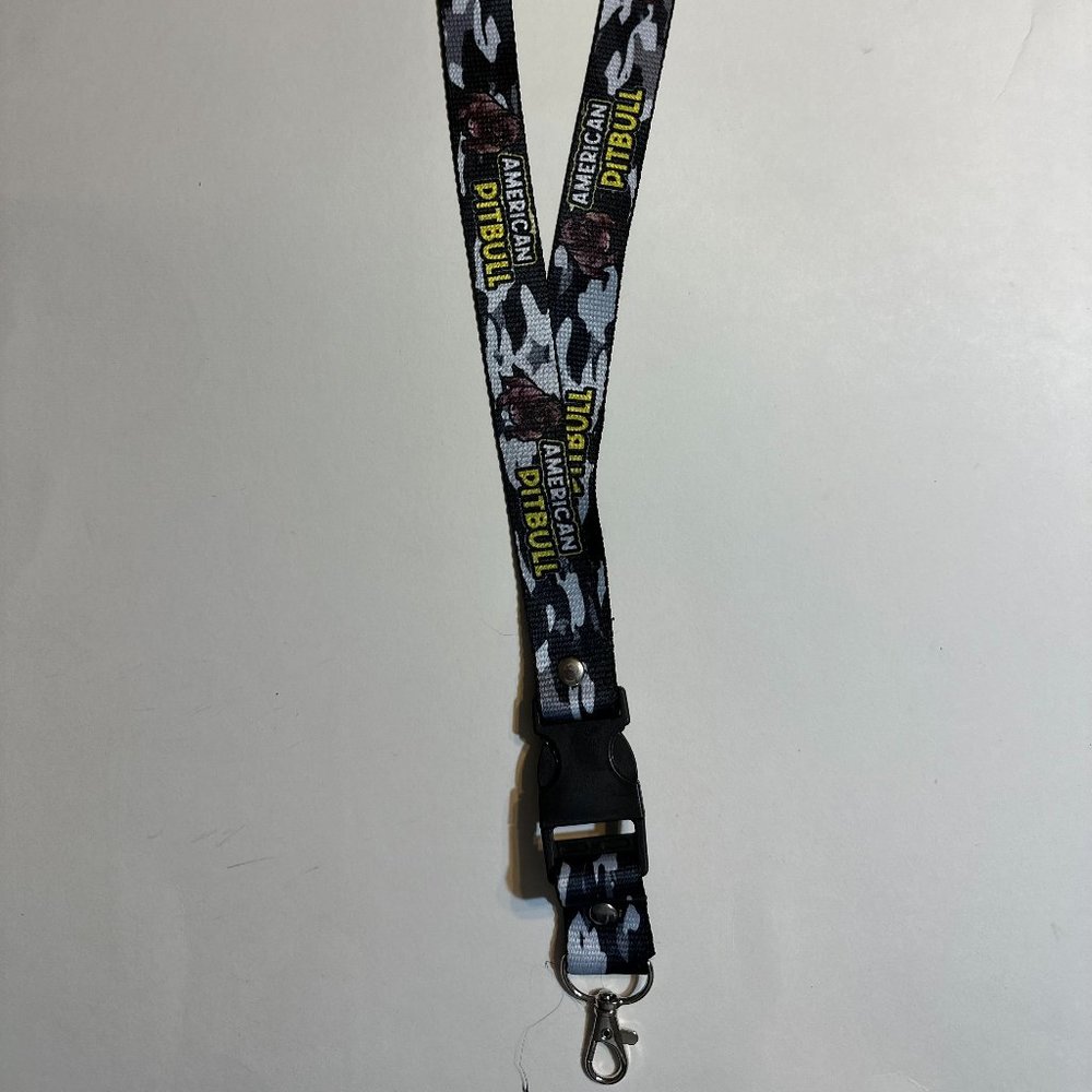 I Love my American Pitbull Lanyard for Id's or Keys - Great Gift